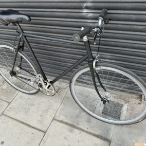Vintage black single speed road bike - Image 2