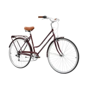 Ladies Classic Lite Vintage Bike Cherry Red - Image 2