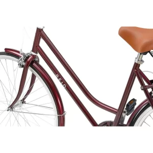Ladies Classic Lite Vintage Bike Cherry Red - Image 4