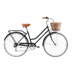 Ladies Classic Lite Vintage Bike Black - Image 1