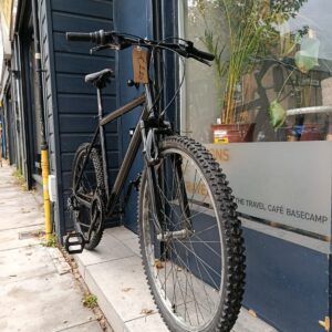 Matte black mountain bike - Image 2